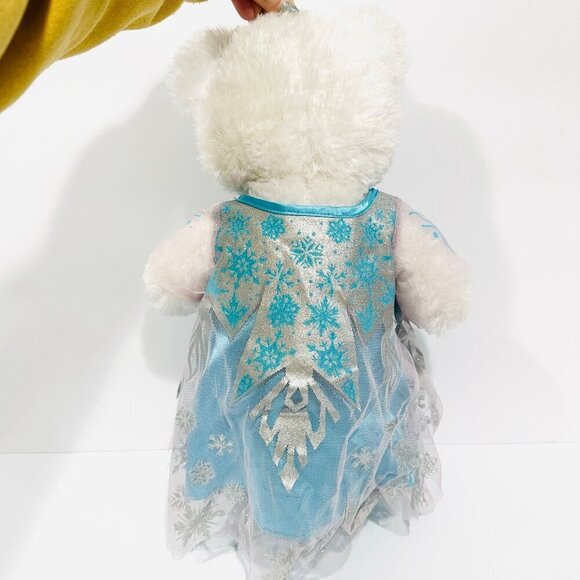 Build-A-Bear Disney Frozen Elsa 16" Plush with Blue Gown Dress & Sound - Retired - Picture 6 of 6